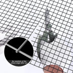 Land guard 48 inch×100 ft Black Vinyl Coated Hardware Cloth, 19 Gauge 1/2 inch Black PVC Hardware Cloth, Welded Wire Fence Supports Poultry Netting Cage Fence…………