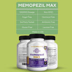 Memopezil MAX Brain Supplement, 60 Capsules, with Bacopa, Green Tea, Grape Seed, DHA (2)