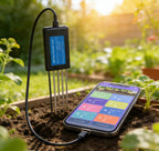 8 in 1 Soil Tester, Nitrogen, Phosphorus, Potassium Npk Tester, Ph, Moisture, Nutrient Conductivity, Ec Meter,High Accuracy Digital Sensitive,Soil Fertility Test