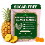 DEWANG Feminine Balance Gummies – Daily pH Balance & Vaginal Health Support, Probiotics for Womens Odor & Confidence Pineapple Flavor Vegan & Sugar-Free (Pineapple)