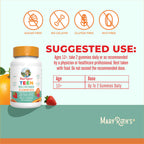 MaryRuth's Multivitamin Gummies for Teens | Vitamin D3, A, C, E, B6, B12, Zinc, Iodine, Biotin | Immunity | Tissue, Vision, & Skin Health | Vegan | Non-GMO | Sugar Free | Gluten Free | 60 Count