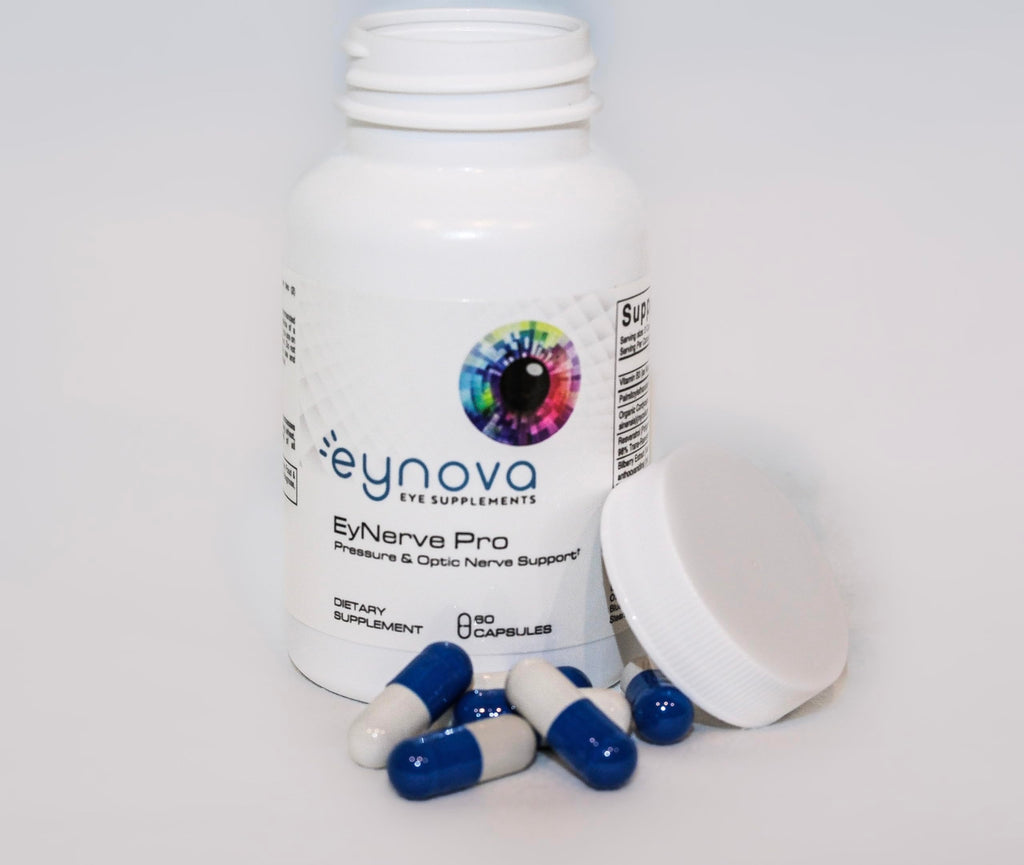 Eynova Eye Supplements - EyNerve Pro - Pressure and Optic Nerve Support