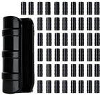50PCS 3/4 Inch(25mm) Greenhouse Clips – Black Plastic Clamps for PVC Pipe