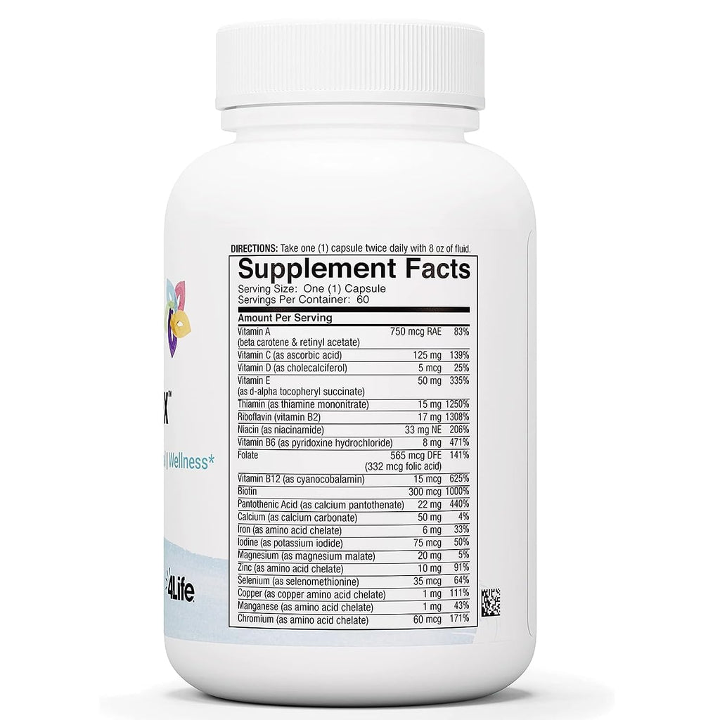 4Life Multiplex Multivitamin Mineral Wellness Supplement, 60 Capsules