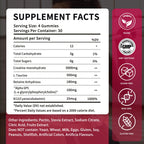 OUYIYUA Creatine Monohydrate Gummies 5000mg for Men & Women - Sugar Free Pre-Workout Supplement, Chewables for Muscle Strength, Muscle Builder, Energy Boost, Mixed Berry Flavor, 120 Count