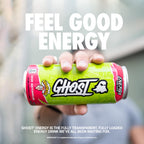 GHOST Energy Drink, Zero Sugars, 12-Pack, Warheads Sour Watermelon, 16oz