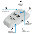 SuperEar SE9000HP Hearing Amplifier – Rechargeable Personal Sound Amplification System with Headphones & Earbuds, 50dB Boost, 3-Tone Selection