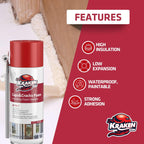 Kraken Bond Gaps & Cracks Expanding Foam Sealant - (24x12oz) High Expansion Polyurethane Spray Foam for Window & Door, Straw Use Waterproof High Yield Gap Filler - 24 Pack