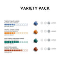 Nespresso Original, Morning Lungo Variety Pack, Mixed Roast, 50-Count Pods