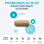 XYMOGEN ProbioMax IG 26 - Immunized Egg Powder & Bacillus Coagulans - Digestive Health Support - Vegetarian, Gluten-Free & Non-GMO - 120 Capsules
