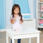 Melissa & Doug Created by Me! Paint & Decorate Your Own Wooden Princess Wand Craft Kit, Pink - Princess Crafts Great for Rainy Days, Princess Toys for Kids Ages 4+