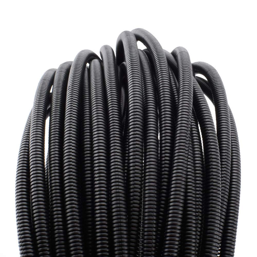 ZhiYo 100 FT 1/4" Wire Loom Split Tubing Auto Wire Conduit