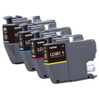 Brother Genuine LC4014PKS Standard Yield 4-Pack Ink Cartridges – Includes 1 Cartridge Each of Black, Cyan, Magenta and Yellow