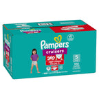 Pampers Diapers - Cruisers 360 - Size 5, 100 Count, up to 100% Leakproof Pull-On Diaper for Active Babies