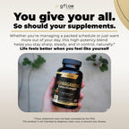 gflow vitamins Ashwagandha Supplements for Women and Men | Sleep, Mood and Energy Support | Extra Strength, Vegan Friendly, Non-GMO, Made in USA - Pack of 3