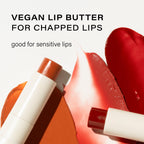 Melixir Vegan Lip Butter (12 Colors), Hydrating Tinted Lip Balm Stick, Bee-Free, Petrolatum-Free, Plant-Based, Moisturizes Dry & Chapped Lips With Shea Butter, Sheer, Natural Finish - #11 Autumn Rain