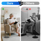 Hands Free Floor Magnifying Glass, with Light and Stand, 3 Light Modes Rechargeable Floor Magnifying,Suitable for Reading, Sewing, Crafts, DIY, Embroidery, Close Work. Magnifiers for Seniors