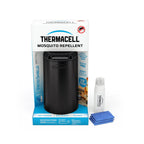 Thermacell Patio Shield Mosquito Repellent Metal Edition, Obsidian; Easy to Use, Highly Effective; Provides 12 Hours of DEET-Free Backyard Mosquito Repellent; Scent-Free, No Spray, No Smoke, Cordless