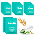 Gisdo 100 Pcs Flushable Wet Wipes Individually Wrapped Travel Unscented Wet Wipes Flushable Toilet Tissue for Butt, Hands, Face Cleaning, Portable Size, Ideal for Daily Use