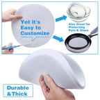 Imncya Plate Separators Storage, Set Of 60 And 3 Different Size, Thick and Premium Soft Felt Plate Dividers For China, Dish, Coffee Saucers Protecting and Stacking