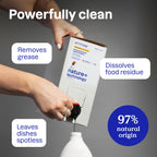 ATTITUDE Unscented Dish Soap Refill, EWG Verified, Fragrance Free, 67.6 oz