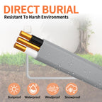 Energeaster 12/2 UF-B 50FT Solid Underground Feeder Direct Burial Cable