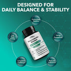 Real Science Neurovascular Balance – Natural Blood Circulation Supplements for Energy & Endurance – with Vinitrox & GABA for Nitric Oxide Circulation and Nervous System Support – Made in USA, 60 Caps