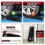 ROBLOCK Heavy Duty Car Ramps for Oil Changes and Jack Support, Portable Low Profile Car Ramps for High Lift, Vehicle Ramps for Garage, 31.5''x8.1''x4.9'', G.V.W 10000 LBS, 2 Packs