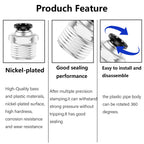 Push to Connect Fittings 1/2,CEKER 1/2 Inch Od Tube to 1/2" NPT Male Thread air line Quick Connect fittings For Air Ride Air Horn Air Compressor 5Pack