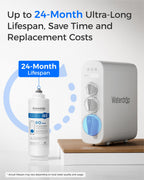 Waterdrop G3-N2RO Filter, Replacement for Waterdrop G3-W 400 GPD Reverse Osmosis System, Reduce PFAS, 2-year Lifetime