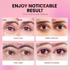 AILEORY Under Eye Patches (48 Pairs) - Tri-color Glitter Eye Gel Pads for Dark Circles, Puffy Eyes, Under eye Bags, Wrinkles | Natural Collagen Under Eye Mask Patches, Gel Under Eye Patches