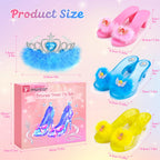 Princess Dress Up Shoes for Girls, Princess Toy Gift Set, Ages 3-6