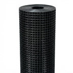 Salmut Black Hardware Cloth 1/2 in. x 3 ft. x 100 ft. 19-Gauge, Vinyl Coated Chicken Wire Mesh Roll, Welded Wire Fencing, Garden Fencing, Chicken Wire Fence