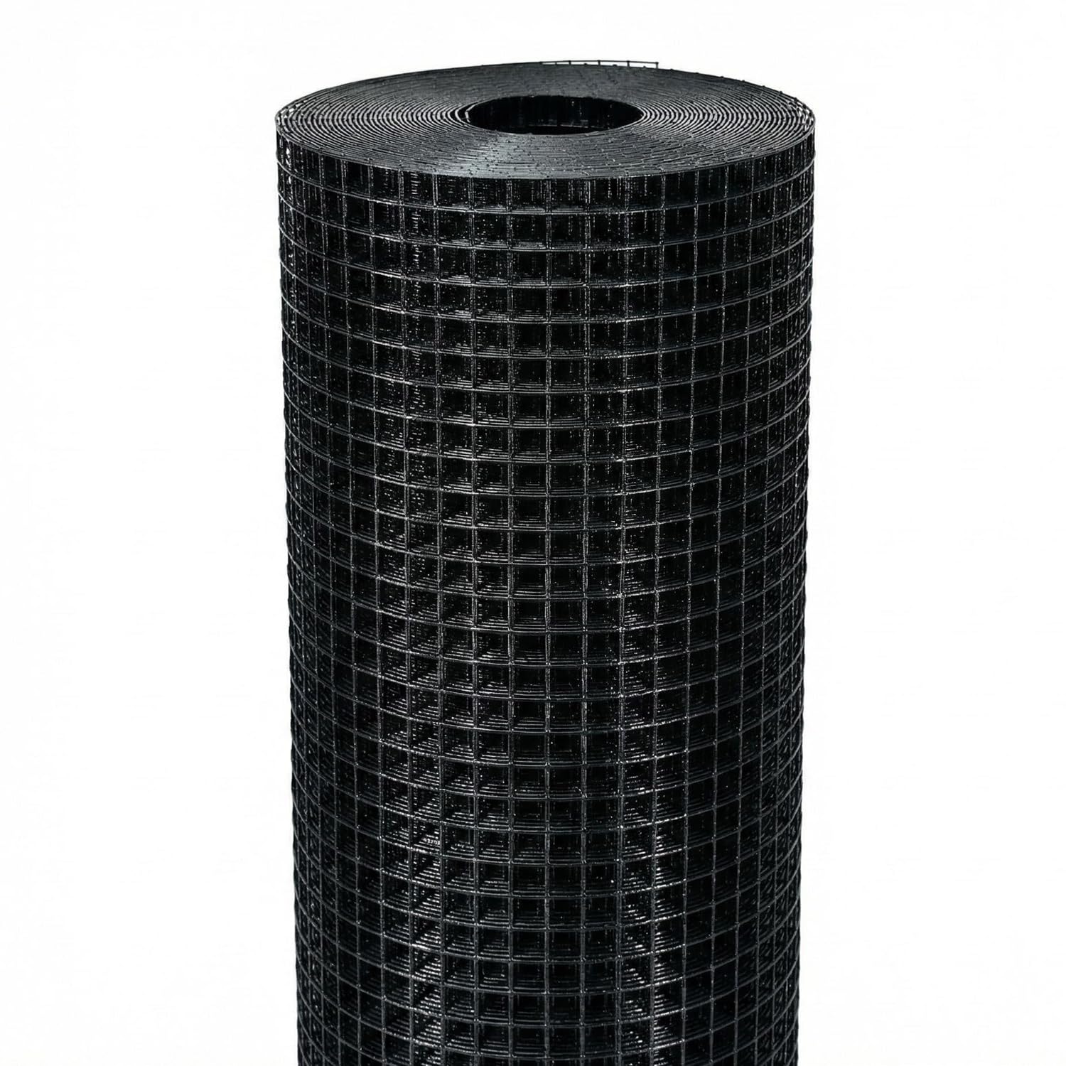 Salmut Black Hardware Cloth 1/2 in. x 3 ft. x 100 ft. 19-Gauge, Vinyl Coated Chicken Wire Mesh Roll, Welded Wire Fencing, Garden Fencing, Chicken Wire Fence