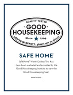 Safe Home® DIY Lead in Drinking Water Test Kit – Advanced Detection to 4 PPB – 5-Minute Test – 3 Levels of Test Results – EPA Lab Certified – Made in The USA – (1 Pack)