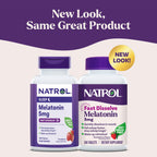 Natrol Melatonin 5mg Fast Dissolve Tablets, Sleep Support Supplements for Adults, Strawberry Flavor, 200 Tablets, Up to 200 Day Supply