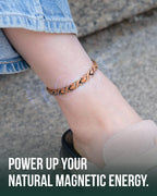 MagnetRX Copper Anklet for Women – Ultra Strength Magnetic Ankle Bracelets for Women – Effective Womens Copper Magnetic Ankle Bracelet (Women Anklet)
