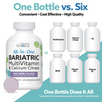 Bariatric Choice All-in-One Chewable Bariatric MultiVitamin with Iron & Calcium Citrate, Very Berry (120ct)