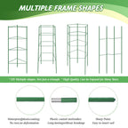 6 Pack Tomato Cage for Garden & Pots, Rust-Resistant Metal Plant Support