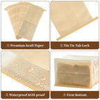 Ohuimrt Bread Bags For Homemade Breads, 100 PCS, 11 x 5.1 x 3.9 Inches