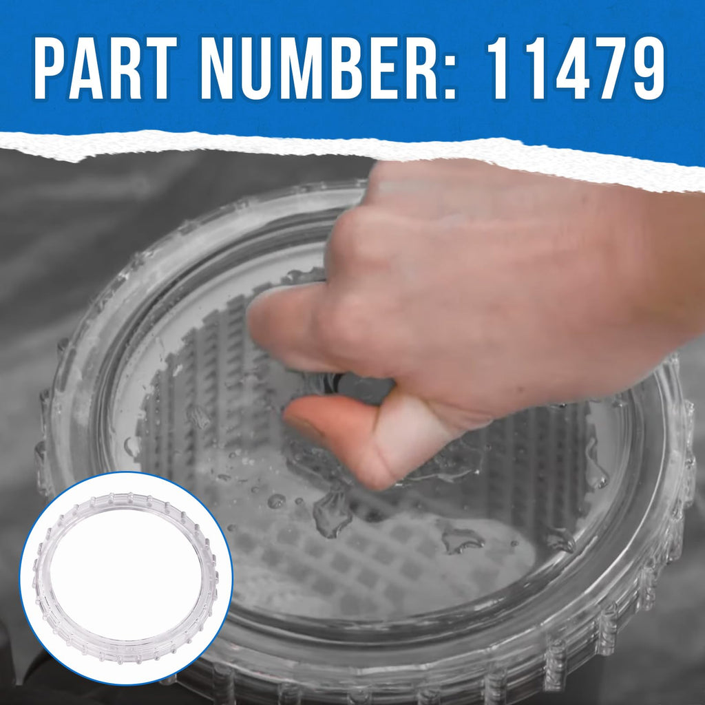 SeDeplacer 11479 Replacement Leaf Trap Nut(1Pcs,5.86" ID,7" OD) Compatible with Intex ECO20110-2 Swimming Pool Sand Filter Pump,Fits Model SF70110-2 SF60110-2