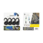 Nite Ize CamJam Cord Tightener - Adjustable Rope System for Camping & Hiking Gear - Carabiner Clip & Cam-Locking Mechanism - Rotatable Cam Design - Lightweight & Durable - Cord Tightener 4-Pack