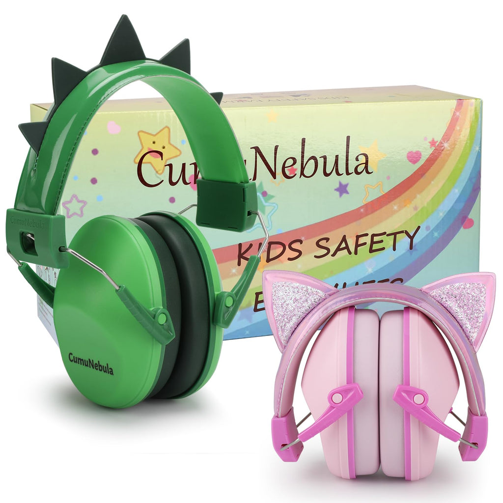 2 Pack Noise Cancelling Headphones for Kids, Kids Ear Protection 28dB SNR Noise Reduction Ear Muffs for 3-16 Years Toddler/Children, Noise Cancelling Headphones Hearing Protection For Fireworks