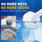 Zeefpod Toilet Brush Refills, Disposable Toilet Bowl Cleaner Refills for Toilet Cleaner Wand, Single-Use Hygienic Scrubber Pads, 150 Count
