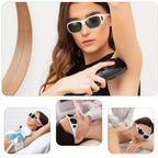 LPSAFP IPL Laser Safety Glasses ANSI Z87.1 Certified - 200-2000nm Protective Goggles for Laser Hair Removal, Cosmetology & Medical Aesthetics - UV400 Protection, Lightweight Frame (White)