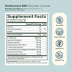 Nature M.D. GutConnect 365 – Chocolate Coconut |Gut Health SuperFood Powder | Vegan Certified | Allergen Free | Non-GMO | Soy Free | Made in the USA | 30 Servings