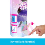 Mattel Disney Frozen Anna Fashion Doll Set, Spin & Reveal with 11 Surprises Including 5 Accessories, 5 Stickers & Play Scene, Inspired by Disney Movie