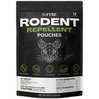 SoFyre Rodent Repellent Pouches 12-Pack Mouse Repellent for Home RV Garage Car Basement, Mice Indoor & Outdoor Deterrent, Peppermint Cinnamon Cedarwood Rat Repellent, Plant-Based Natural Pest Control