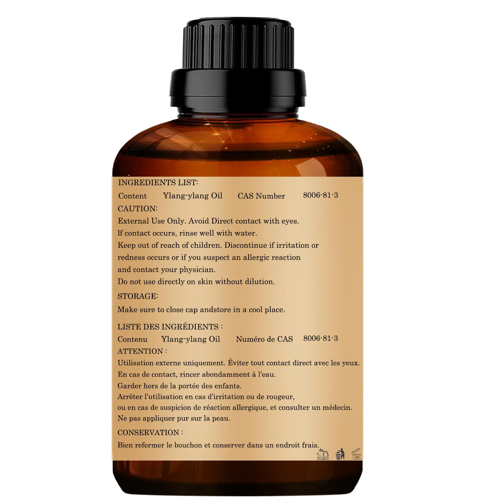 Ylang-Ylang Essential Oil 240ML, 100% Pure and Natural, Aromatherapy Diffuser - 8 Fl Oz