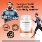 NovaBiome Capsules - Official NovaBiome Pills Advanced Formula with All Natural Ingredients, Novabiome Advanced Pills for Wellness & Overall Health Support Reviews, 60 Capsules for 1 Month
